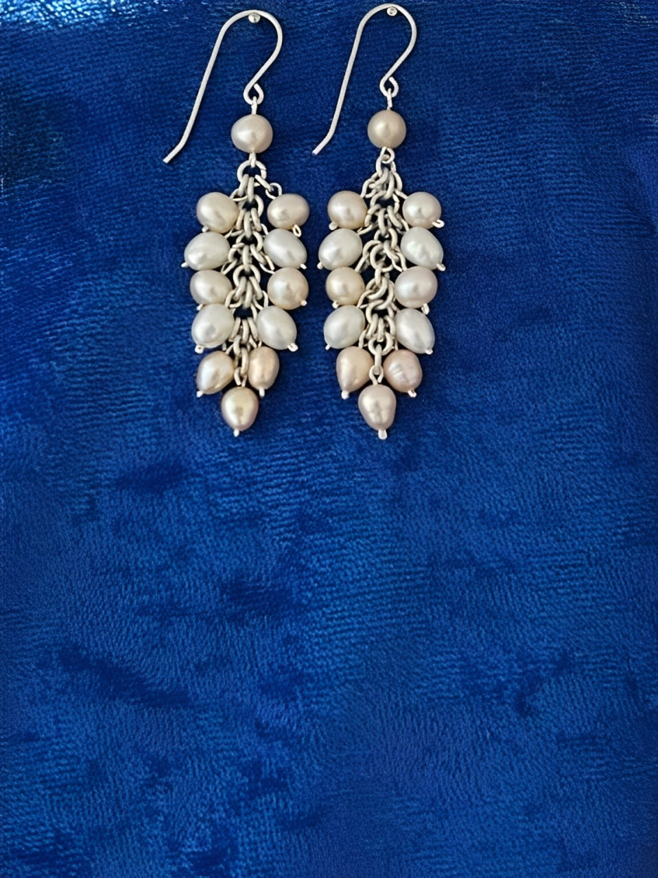 E138 - Pink & White Earrings