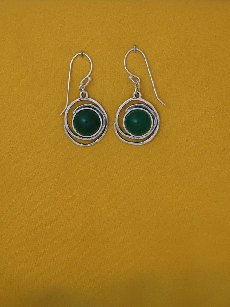 E112- Silver Earrings