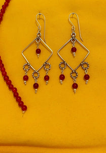 E62- Silver Earrings