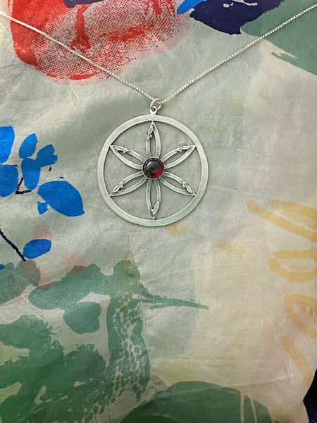 B322- Flower Pendant