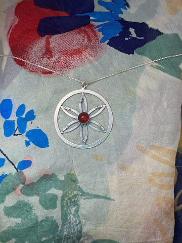 B322- Flower Pendant