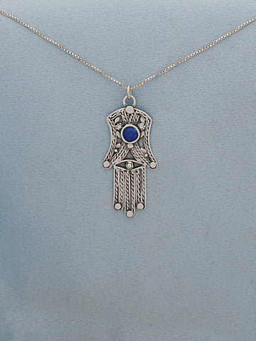 B1- Hamsa with Multiple Stones