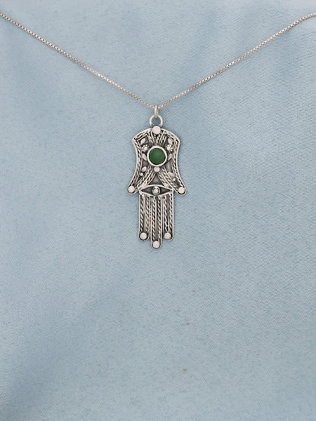 B1- Hamsa with Multiple Stones