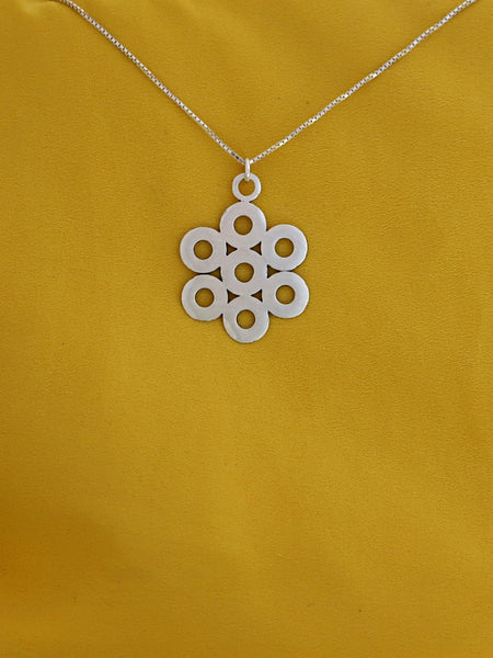 B21- Flower Pendant - Zehava Jewelry