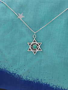 B98- David's Star Pendant