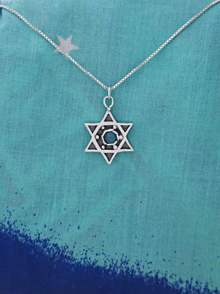 B98- David's Star Pendant