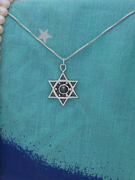 B98- David's Star Pendant