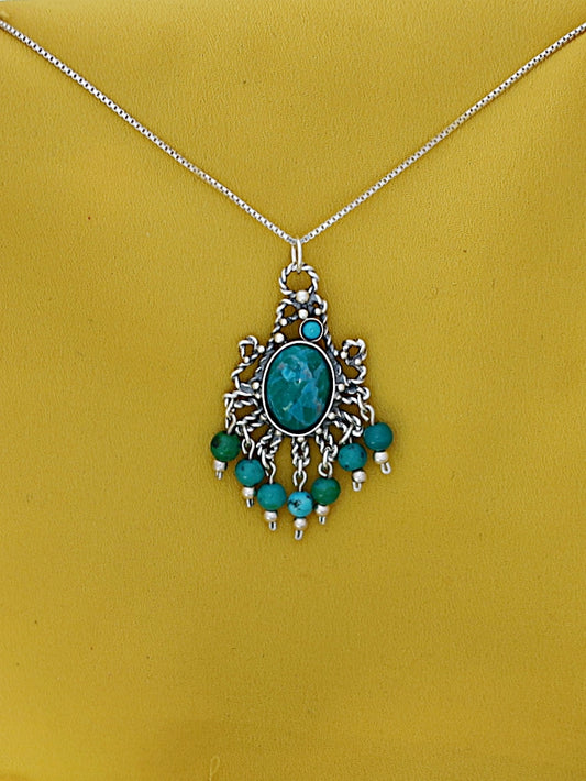 B267- Freestyle Oval Pendant
