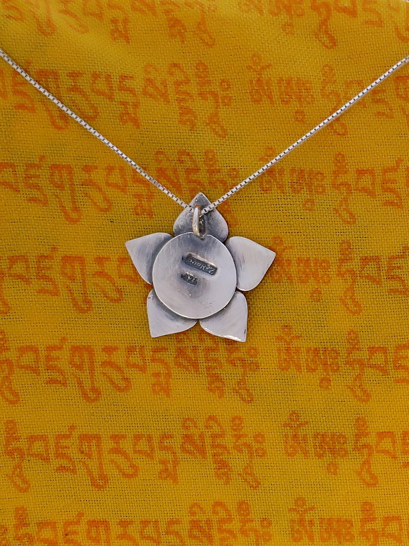 B208 - Flower Pendant with Multiple Stones