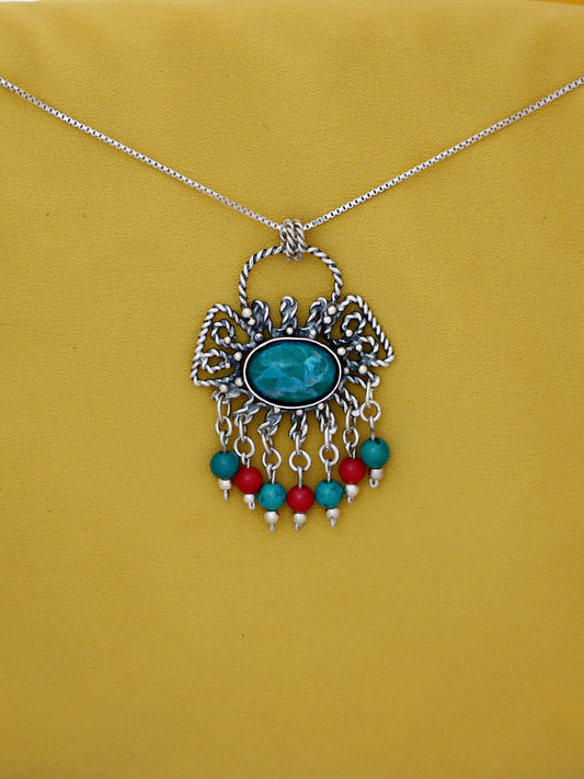 B281-Silver Free Style Necklace