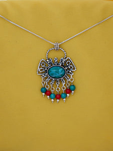 B281-Silver Free Style Necklace