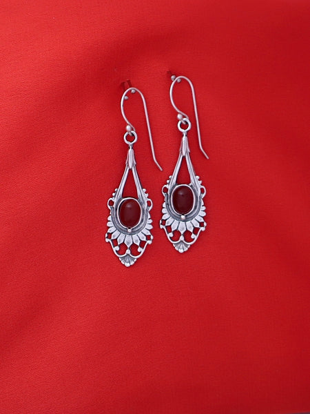 E110- Silver Earrings