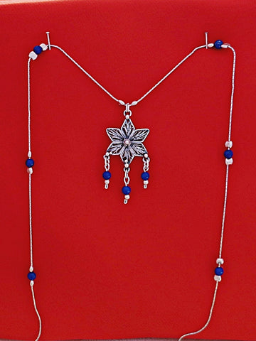 B309- Flower Filigree Necklace