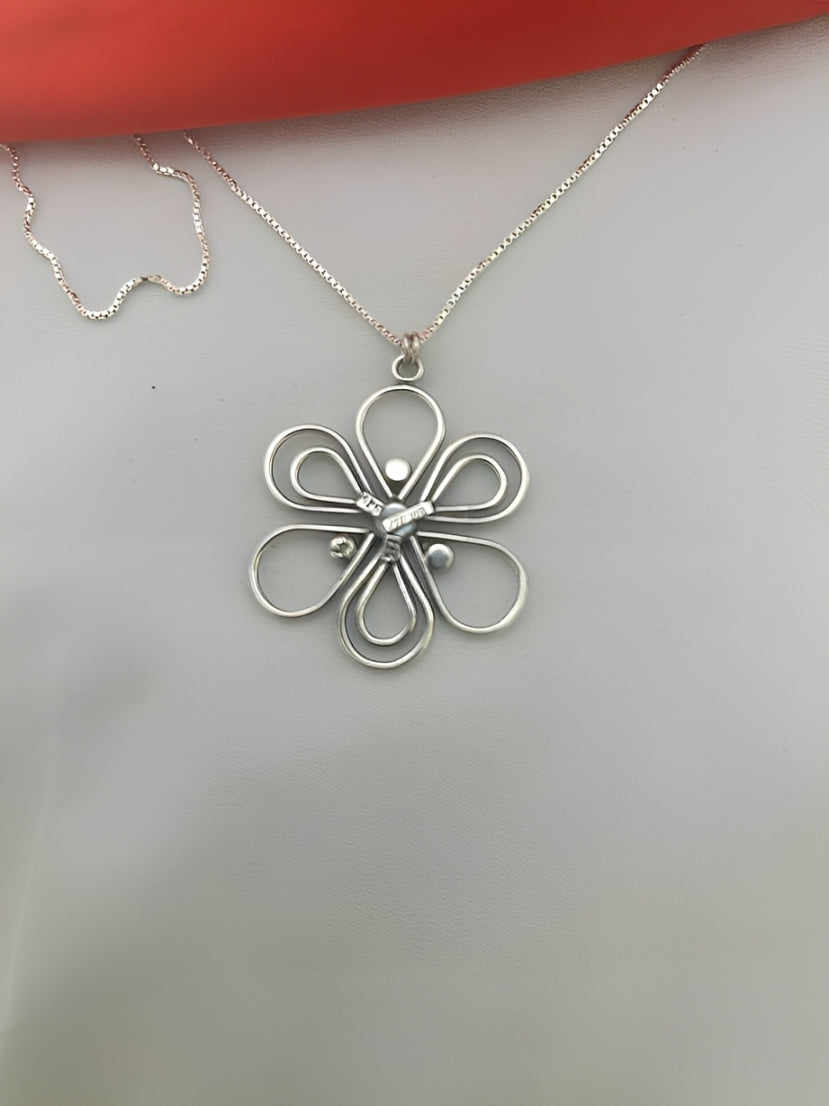B407- Modern Flower - Zehava Jewelry