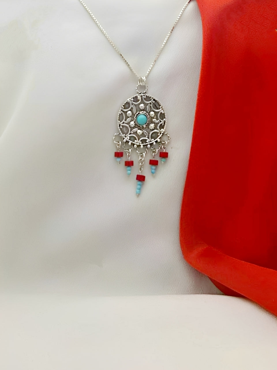 B415- Medallion with Flowers