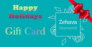 Happy Holidays Gift Card - Zehava Jewelry