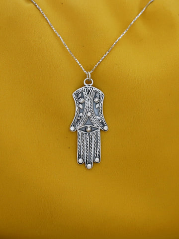 B2- Hamsa Pendant - Zehava Jewelry