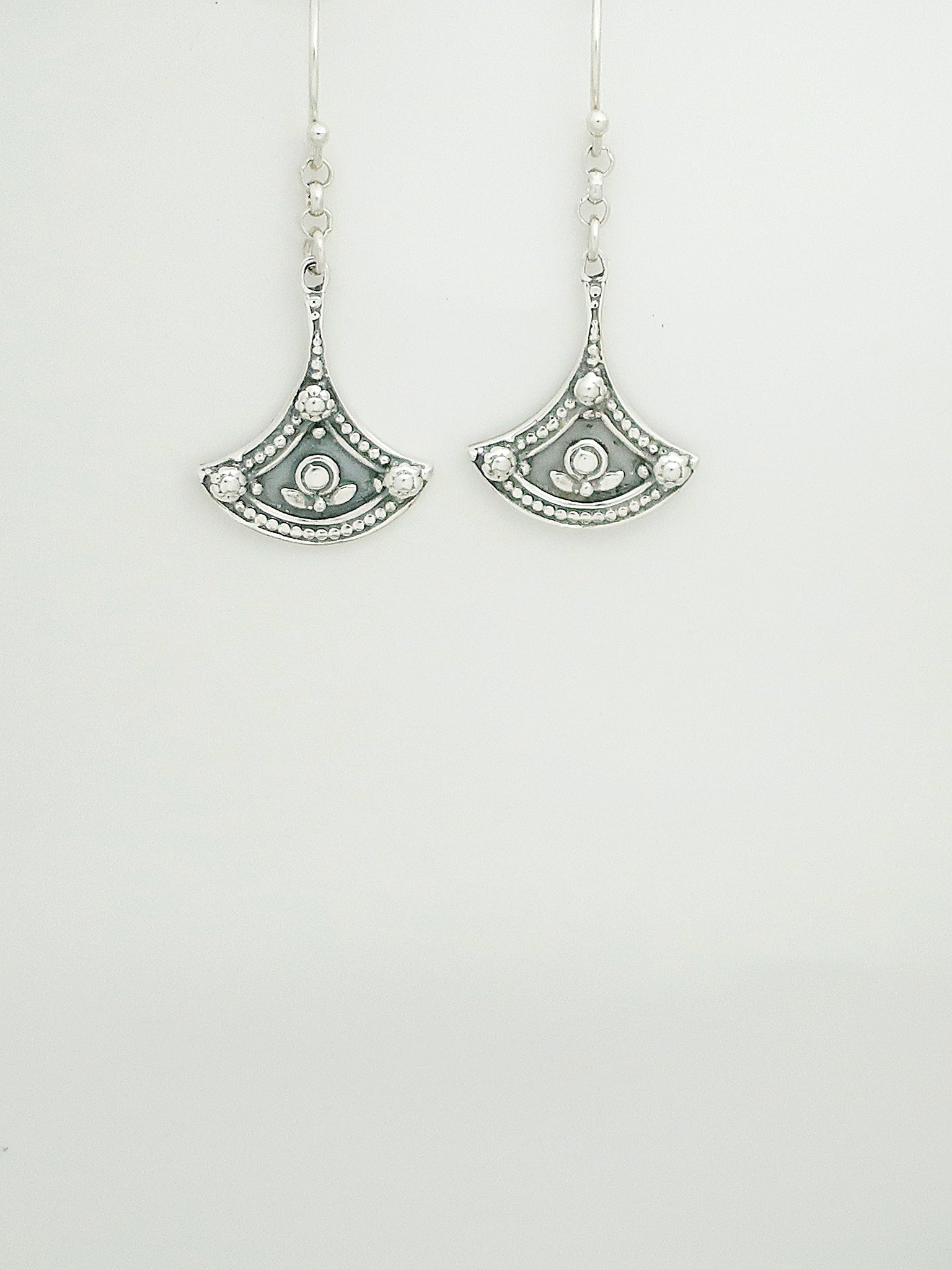 E53- Drop Shaped Earrings - Zehava Jewelry