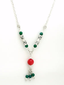 B71- Silver Necklace - Zehava Jewelry