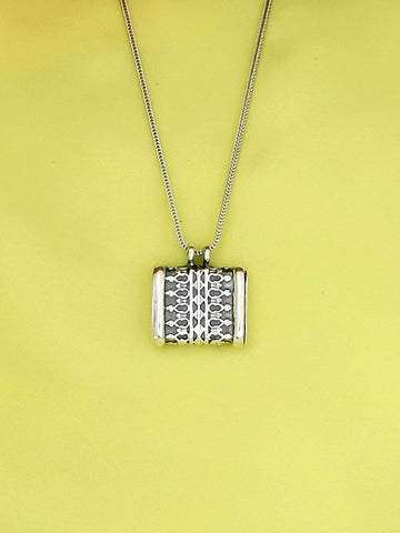 C1- Square Box Amulet with Opening Cap - Zehava Jewelry