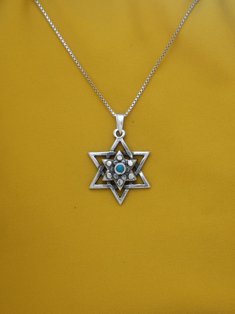 B178- David's Star Pendant