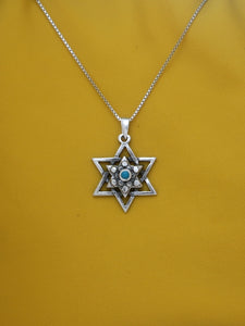 B178- David's Star Pendant