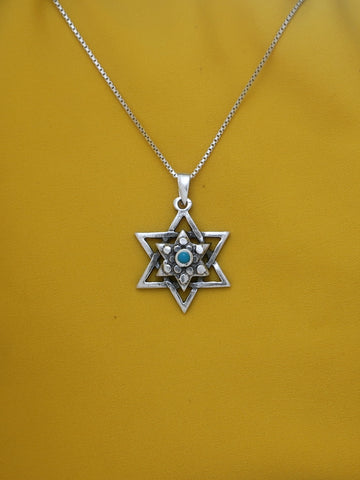 B178- David's Star Pendant